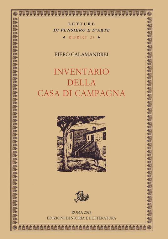 Inventario della casa di campagna. Nuova ediz. - Piero Calamandrei - copertina