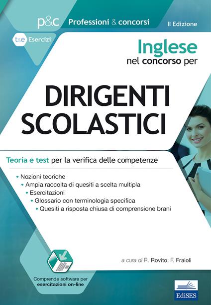 Inglese nel concorso per dirigente scolastico. Teoria e test per la verifica delle competenze - copertina