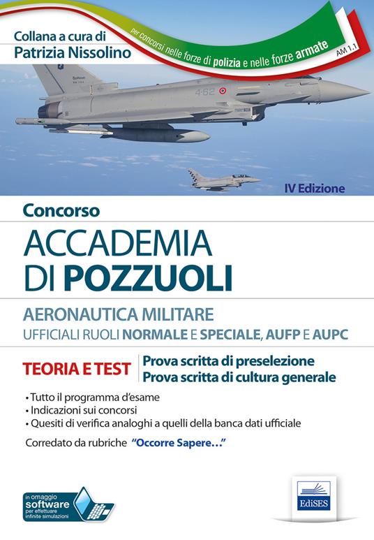 Concorso Accademia Aeronautica di Pozzuoli. Teoria e test per la