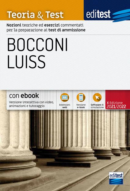 Editest. Bocconi Luiss. Teoria & test Nozioni teoriche ed esercizi commentati per la preparazione ai test di ammissione - copertina