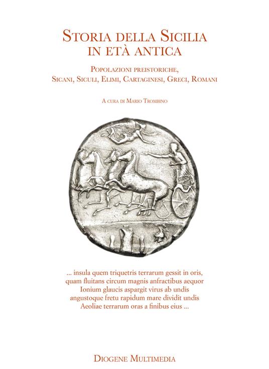 Storia della Sicilia nell'età antica. Popolazioni preistoriche, Sicani, Siculi, Elimi, Cartaginesi, Greci, Romani - copertina