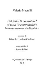 Dal testo «à contrainte» al testo «à contraindre»: la ninnananna come atto linguistico