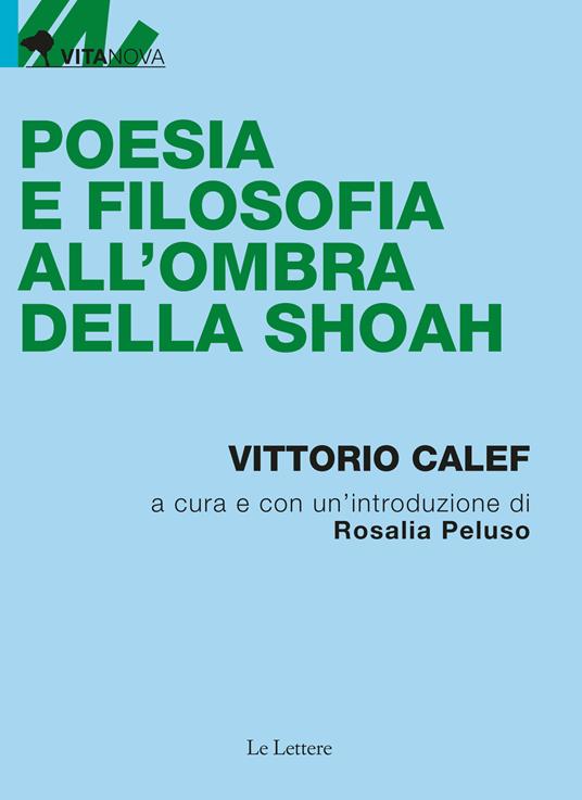 Poesia e filosofia all'ombra della shoah - Vittorio Calef - copertina