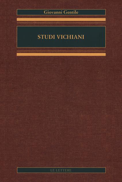 Studi vichiani - Giovanni Gentile - copertina