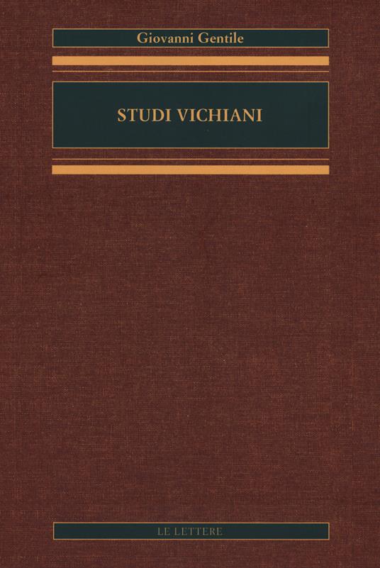 Studi vichiani - Giovanni Gentile - copertina