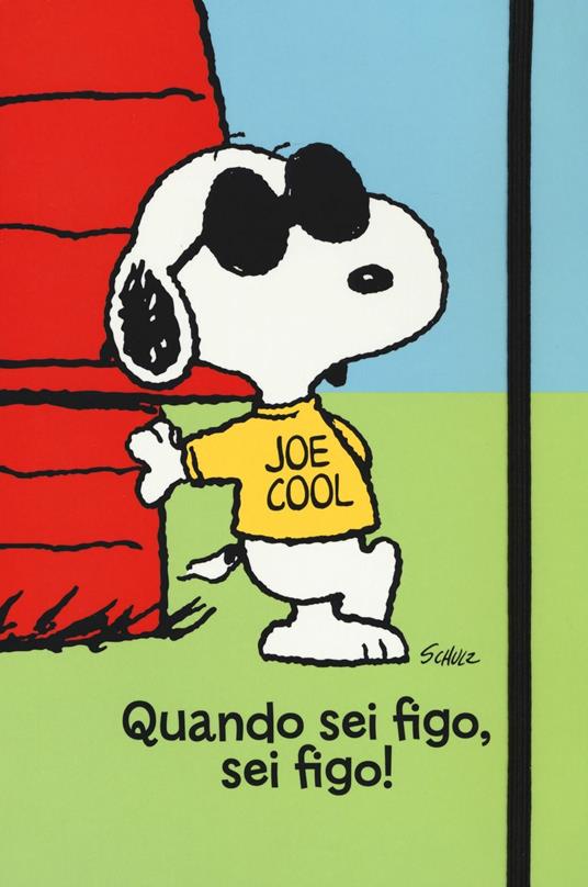 Quaderno Peanuts. Quando sei figo, sei figo!