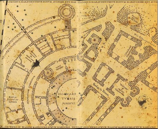 Bacchetta Harry Potter e Mappa del Malandrino – sgorbatipiacenza