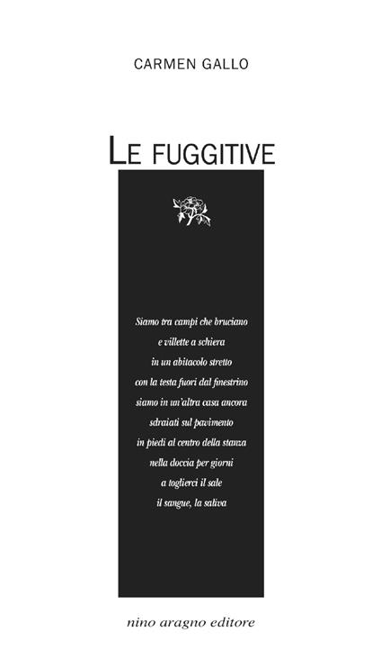 Le fuggitive - Carmen Gallo - copertina