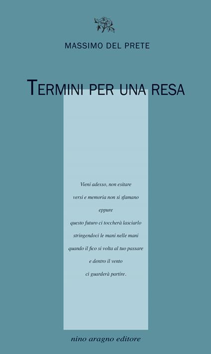 Termini per una resa - Massimo Del Prete - copertina