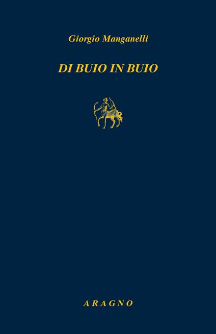 Di buio in buio - Giorgio Manganelli - copertina