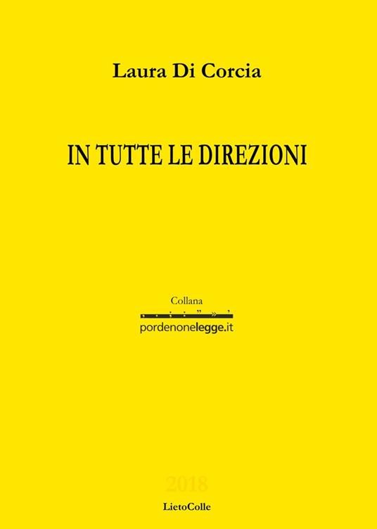 In tutte le direzioni - Laura Di Corcia - copertina