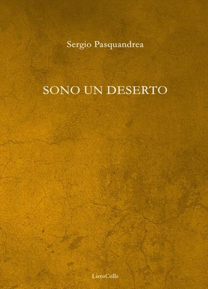 Sono un deserto - Sergio Pasquandrea - copertina