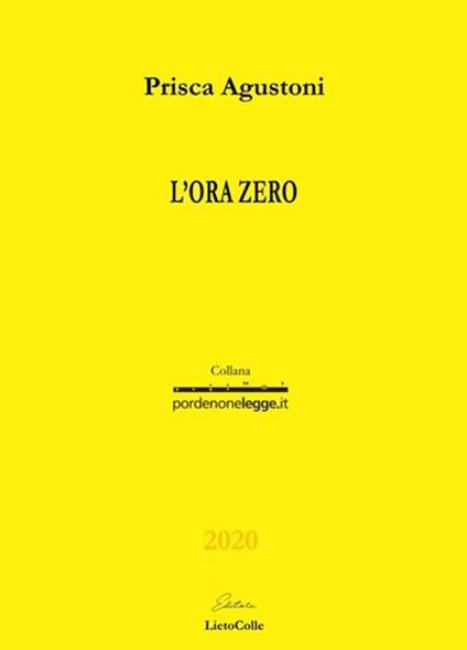 L'ora zero - Prisca Agustoni - copertina