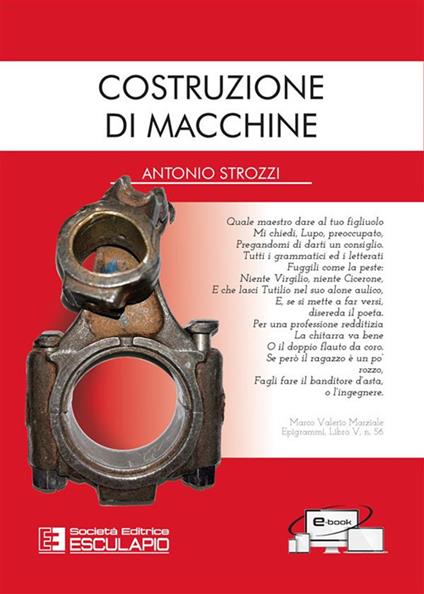 Costruzione di macchine - Antonio Strozzi - copertina