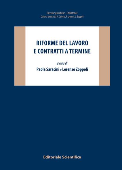 Riforme del lavoro e contratti a termine - copertina