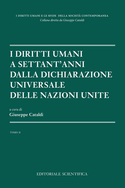 I diritti umani a settant'anni dalla dichiarazione universale delle Nazioni unite. Vol. 2 - copertina