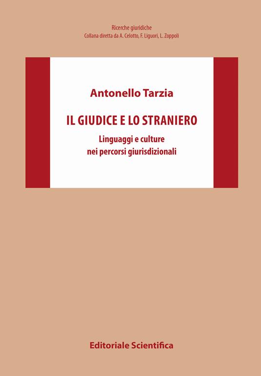 Il giudice e lo straniero. Linguaggi e culture nei percorsi giurisdizionali - Antonello Tarzia - copertina