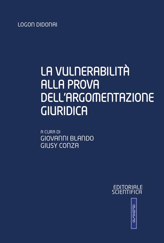 La vulnerabilità alla prova dell'argomentazione giuridica - copertina