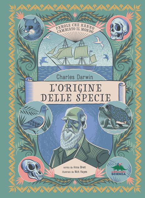 Charles Darwin l'origine delle specie - Anna Brett - copertina