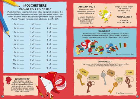 Tabelline. I moschettieri della matematica - Jonny Leighton - 5