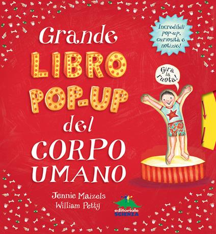 Grande libro pop-up del corpo umano. Nuova ediz. - William Petty - copertina