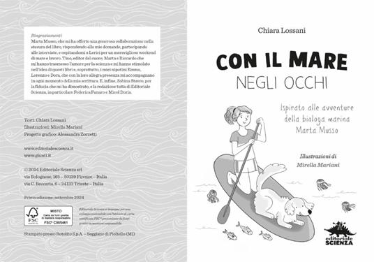 Con il mare negli occhi. Ispirato alle avventure della biologa marina Marta Musso - Chiara Lossani - 2