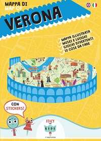 Mappa di Napoli. Con adesivi. Ediz. illustrata - Sara Dania - Donata Piva -  - Libro - ItalyForKids 