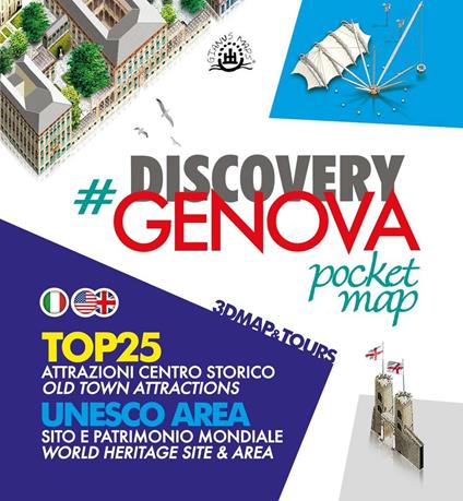 Discovery Genova. Pocket map. Ediz. italiana e inglese - Andrei-Dan Dalmazio - copertina