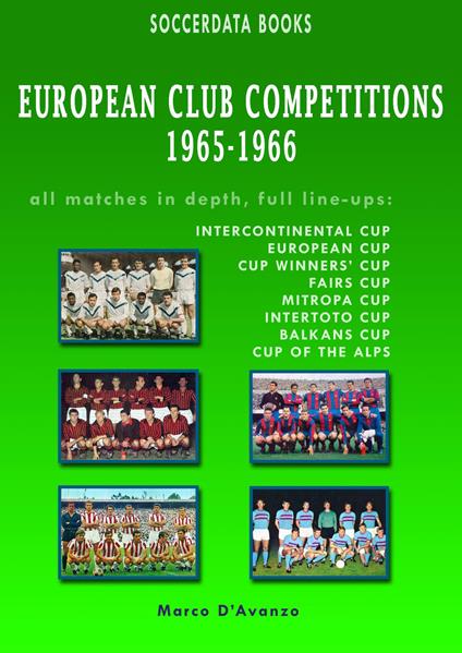 European club competitions (1965-1966) - Marco D'Avanzo - copertina