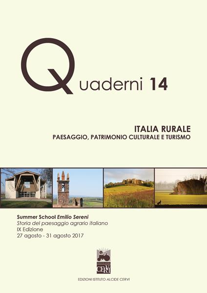 Italia rurale. Paesaggio, patrimonio culturale e turismo - copertina