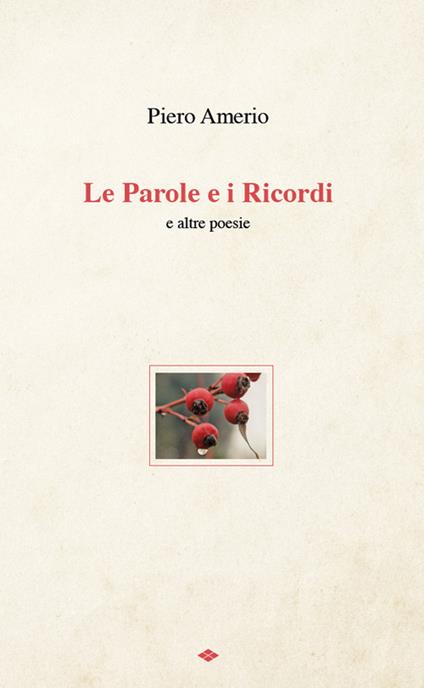 Le parole e i ricordi e altre poesie - Piero Amerio - copertina