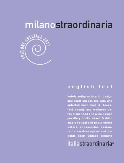 Milanostraordinaria 2017. Ediz. italiana e inglese - copertina