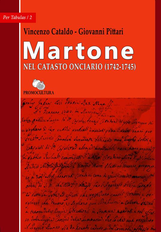 Martone nel catasto onciario (1742-1745) - Vincenzo Cataldo,Giovanni Pittari - copertina