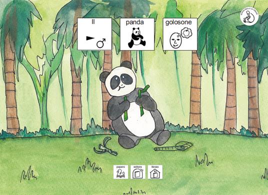 Il panda golosone. Ediz. CAA - Francesco Baistrocchi - copertina