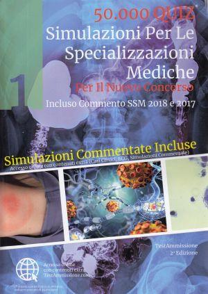 50.000 quiz. Simulazioni per le specializzazioni mediche. Con espansione online - copertina