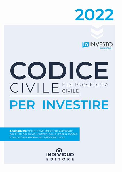 Codice civile e di procedura civile per investire - copertina