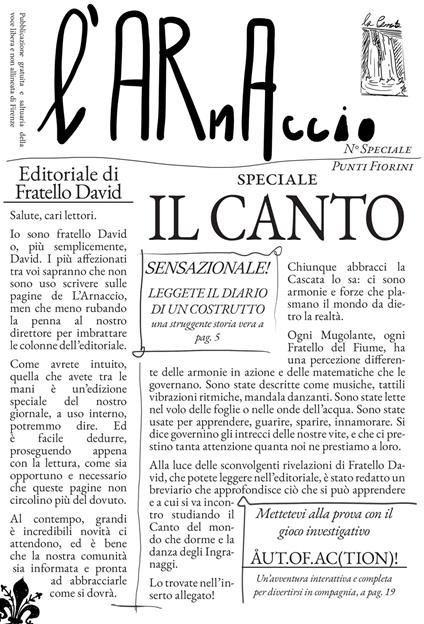 L' ingranaggio: Il Canto. Edizione speciale de L'Arnaccio - Valerio Amadei,Andrea Marmugi - copertina