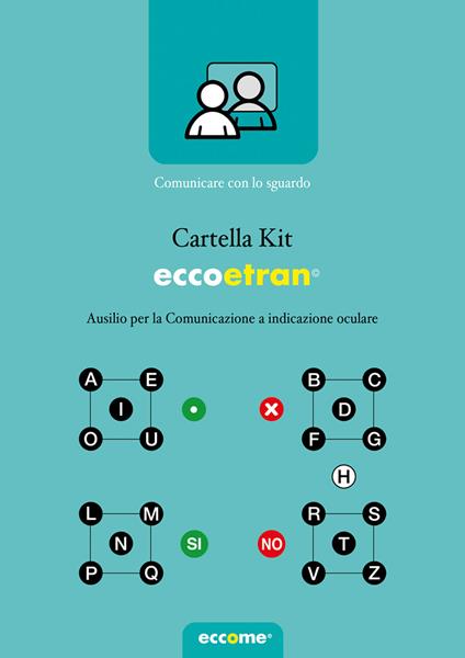 EccoEtran Cartella Kit. Ausilio per la Comunicazione a indicazione oculare. Ediz. a spirale. Con tabelle Etran - Stefania Omodeo - copertina