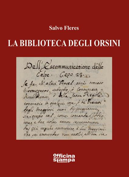 La biblioteca degli Orsini - Salvo Fleres - copertina