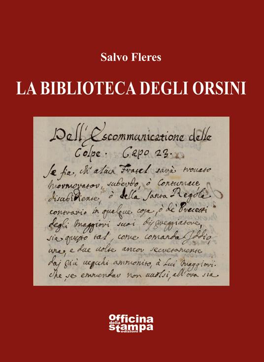 La biblioteca degli Orsini - Salvo Fleres - copertina