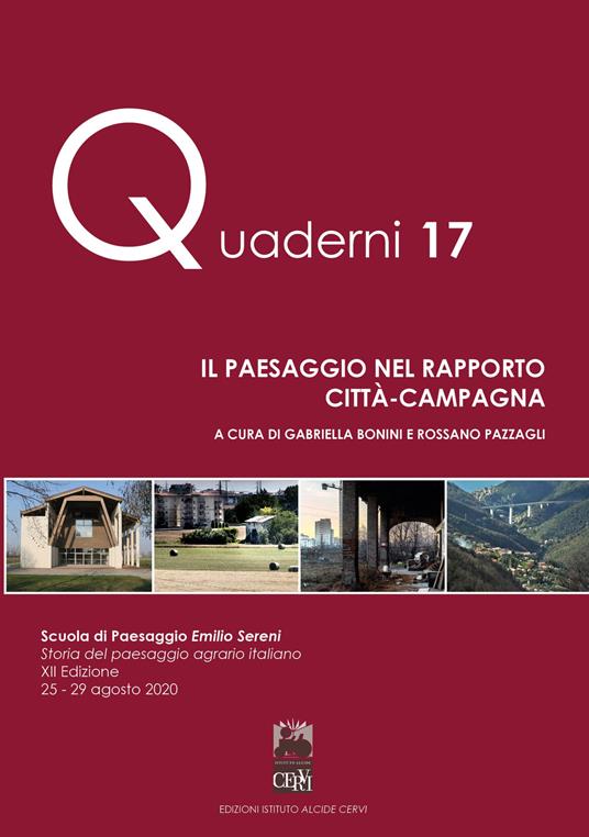 Il paesaggio nel rapporto città-campagna - copertina