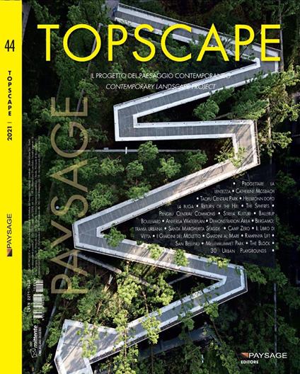 Topscape. Il progetto del paesaggio contemporaneo. Ediz. italiana e francese (2020). Vol. 44 - copertina