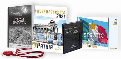 CalendEsercito 2021. Per la patria-Per cosa si combatte. Pacchetto platinum. Con Calendario. Con Agenda o diario - Federica Dal Forno - copertina