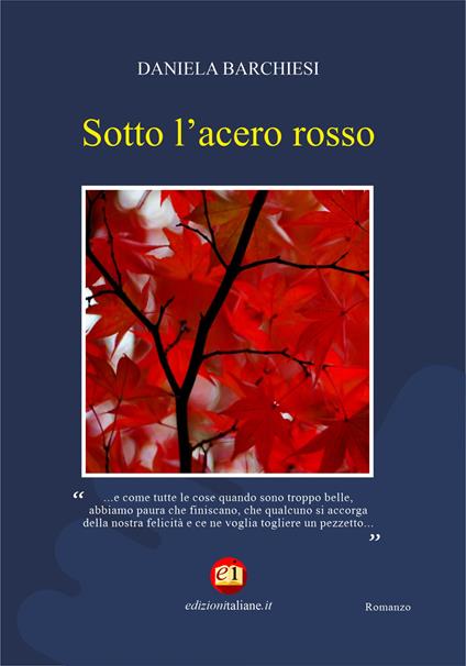 Sotto l'acero rosso - Daniela Barchiesi - copertina