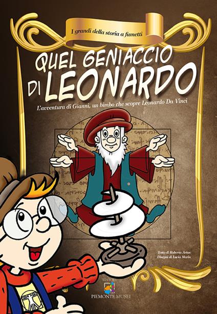 Quel geniaccio di Leonardo - Roberta Arias - copertina