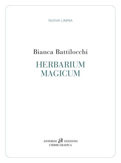 Herbarium magicum - Bianca Battilocchi - copertina