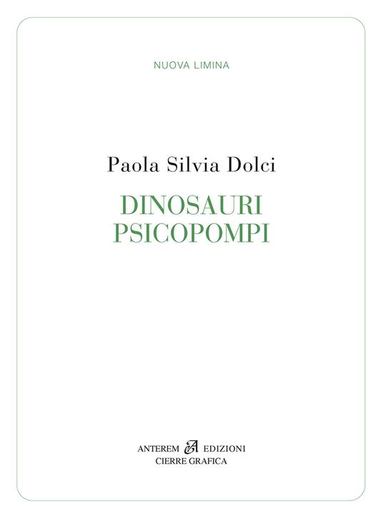 Dinosauri psicopompi - Paola Silvia Dolci - copertina