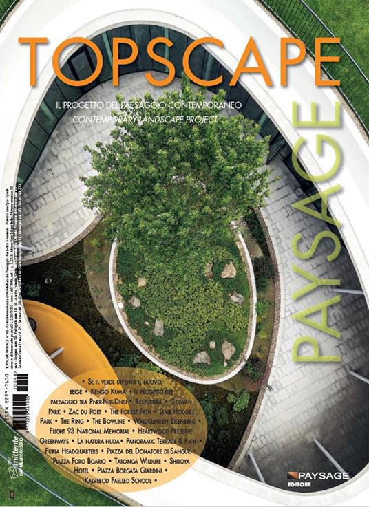  Topscape. Il progetto del paesaggio contemporaneo. Ediz. italiana e inglese (2022). Vol. 48 -  Novella Cappelletti - copertina