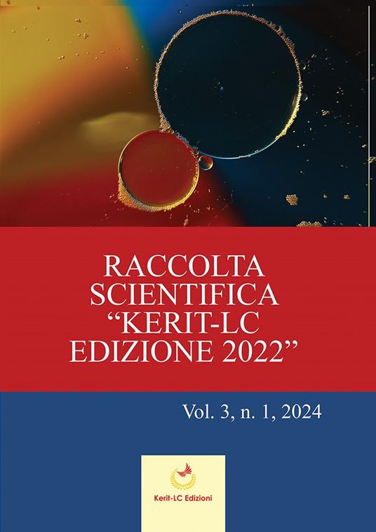 Raccolta Scientifica Kerit-LC Edizione 2022. Vol. 3/1 - Livian Nicoly Leone,Michelangelo Iachelli,Domenico Pio La Forgia - copertina