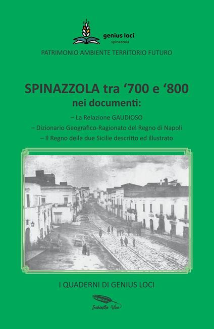 Spinazzola tra '700 e '800 nei documenti - Associazione Genius Loci - copertina